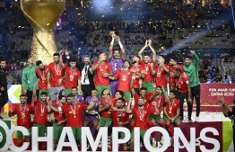 މޮރޮކޯ، ފީފާ އަރަބް ކަޕް ތަށި އުފުލާލަނީ.-- ފޮޓޯ: އޭއެފްޕީ