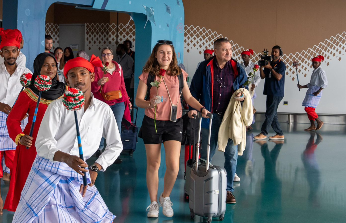 Qatar Airline ge hidhumaiy thah aa terminal ah badhalu koffi