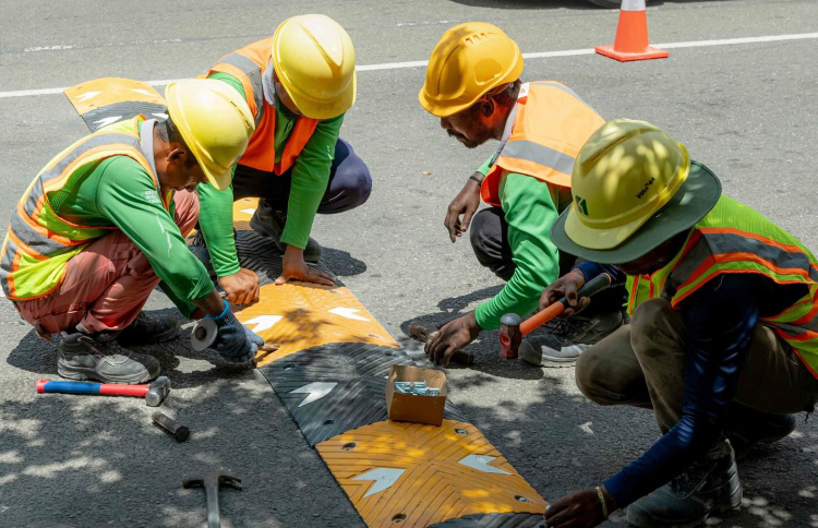 ހުޅުމާލޭގައި ބަމްޕަރުތައް ހުރިއިރު އެކްސިޑެންޓްތައް މަދު