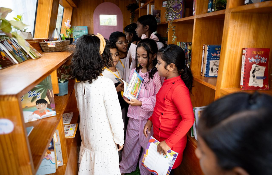 Hiyaa Park gai foiy kiyeney gothah Reading Nook eh hadhaifi