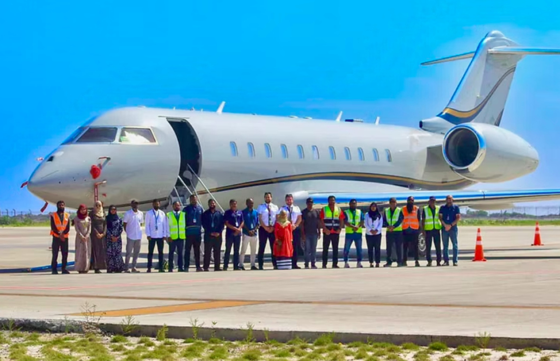 Hanimaadhoo Airport ah furathama faharah commercial jet eh jassaifi