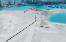 ހުޅުމާލޭ 3 ހިއްކުމުގެ މަސައްކަތް ކުރަމުންދަނީ-- ފޮޓޯ: އެމްއޭސީއެލް