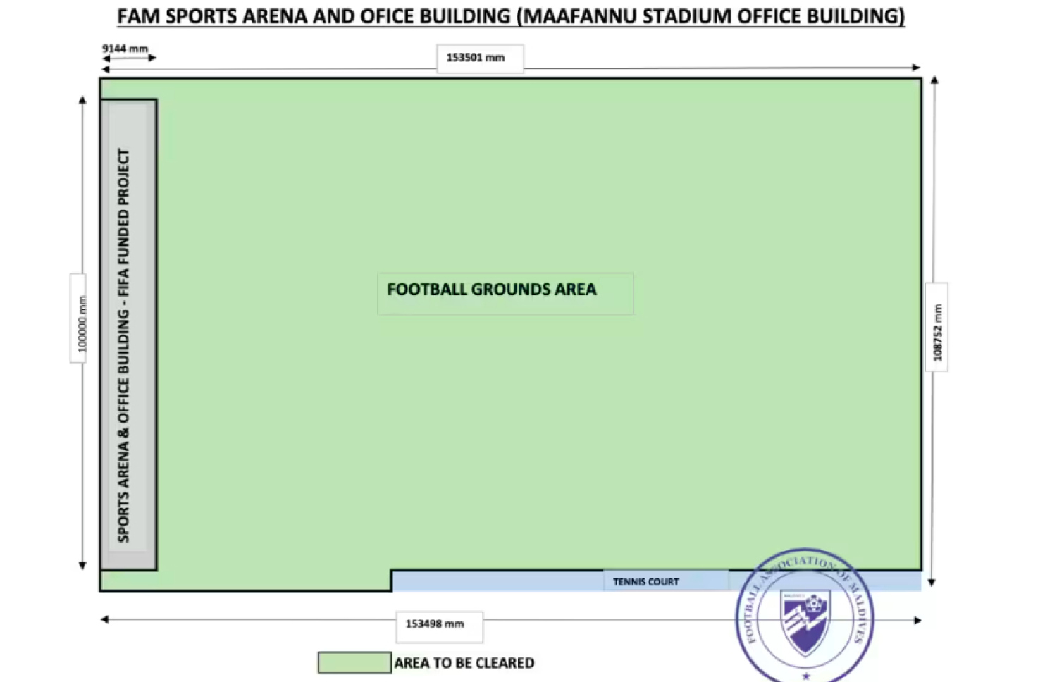 އެފްއޭއެމުން އާންމުކޮށްފައިވާ ކުރެހުން: ނުދަލާއި ވެހިކަލް އަދި އެހެން ވެސް ތަކެތި ނަގައި ހުސްކުރަން ޖެހޭނީ ފެހި ކުލައިން ފާހަގަކޮށްފައިވާ ސަރަހައްދު