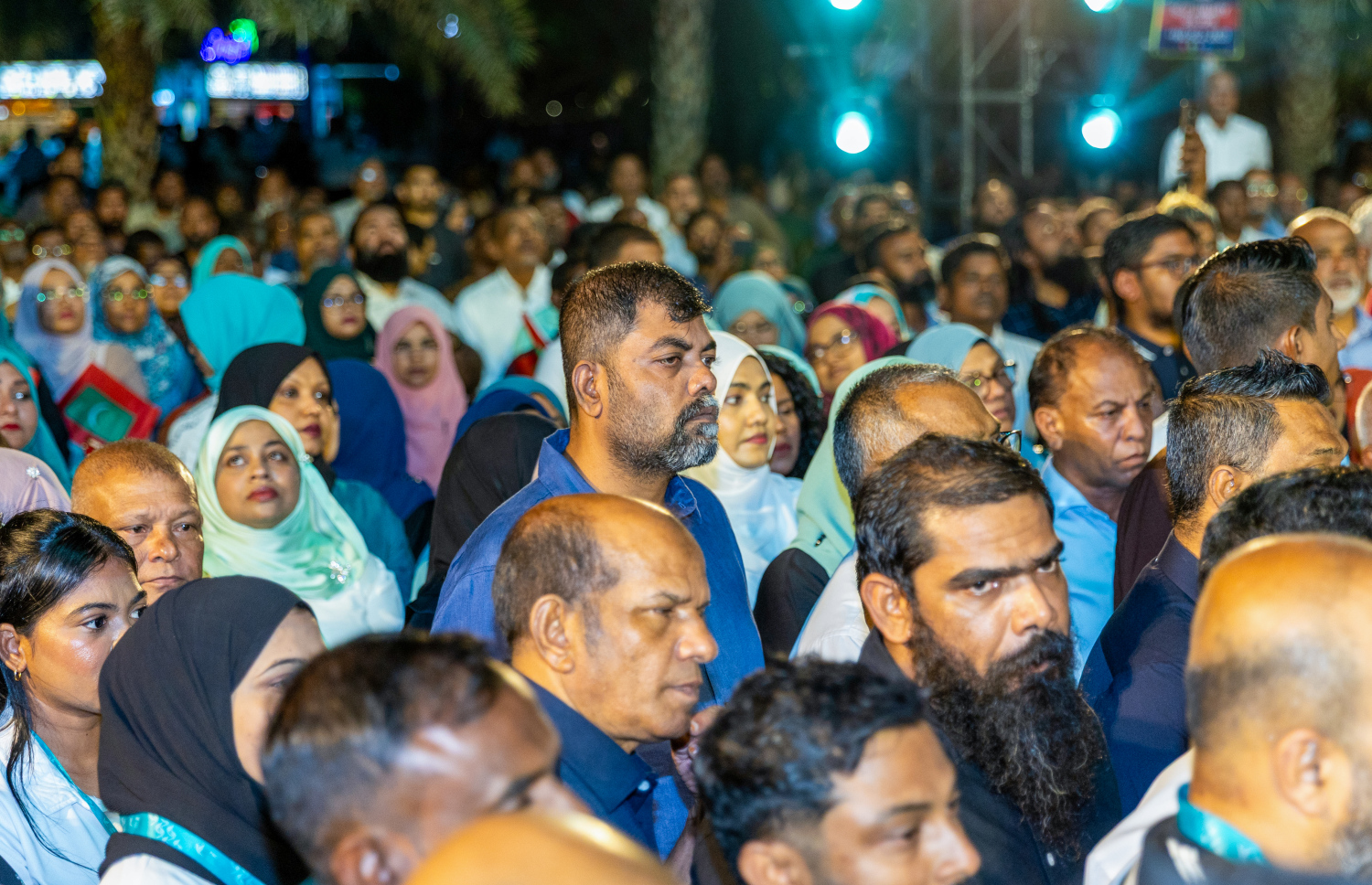 ޕީއެންސީގެ އޮފީސް ރަސްމީކޮށް ހުޅުވަން މިރޭ ބޭއްވި ހަފުލާ އަށް ހާޒިރުވި ބައެއް މީހުން.--ފޮޓޯ: މިހާރު