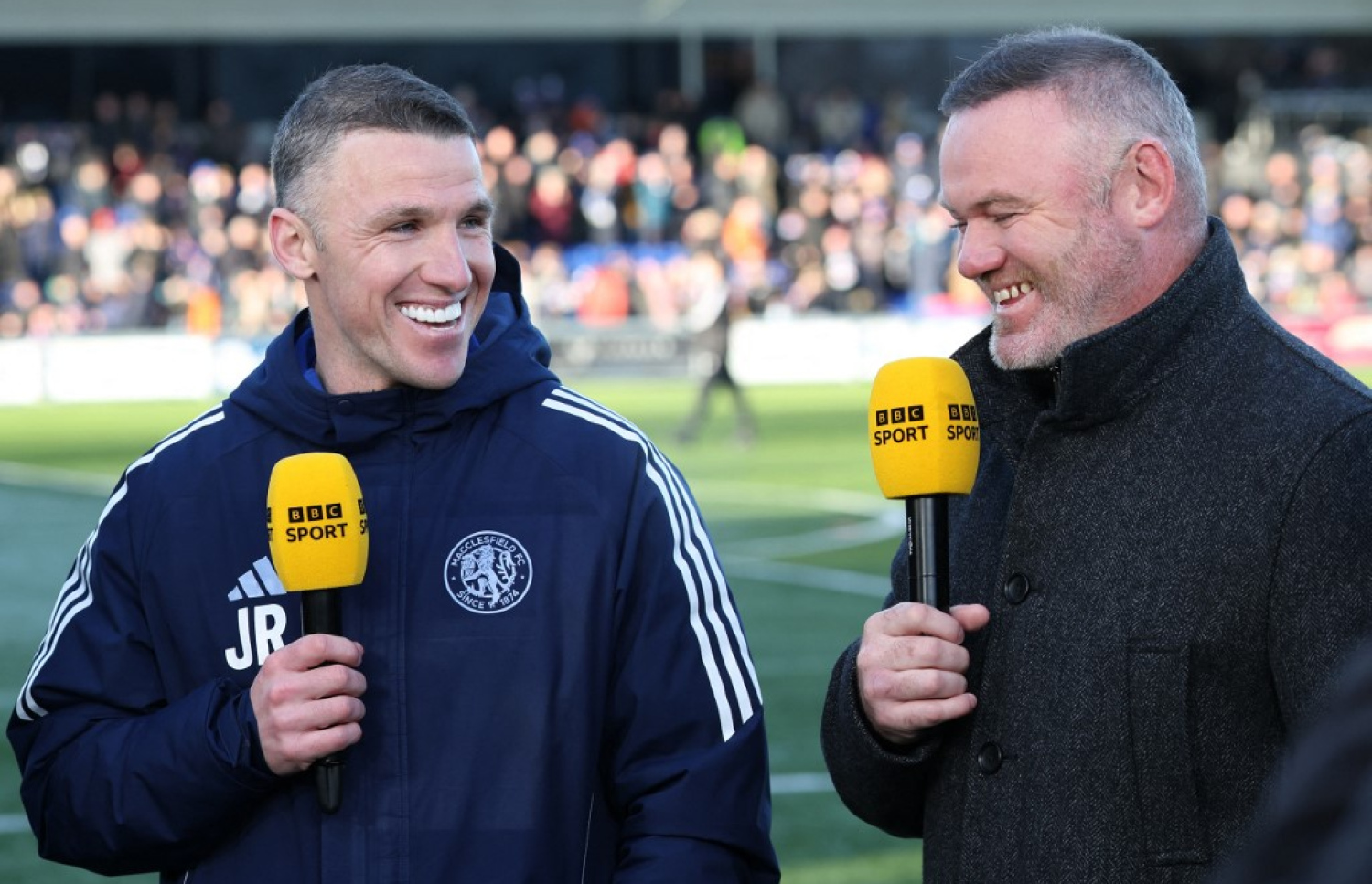 މެޗަށް ފަހު ވޭޏް ރޫނީ (ކ) އާއި އޭނާގެ ކޮއްކޮ ޖޯން ރޫނީ (ވ)-- ފޮޓޯ: އޭއެފްޕީ