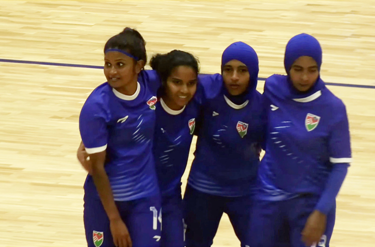 އަންހެން ފުޓްސަލްގައި ރާއްޖޭގެ ފުރަތަމަ މެޗުން ބަލި